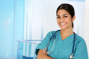 Female nurse ready to improve patient care