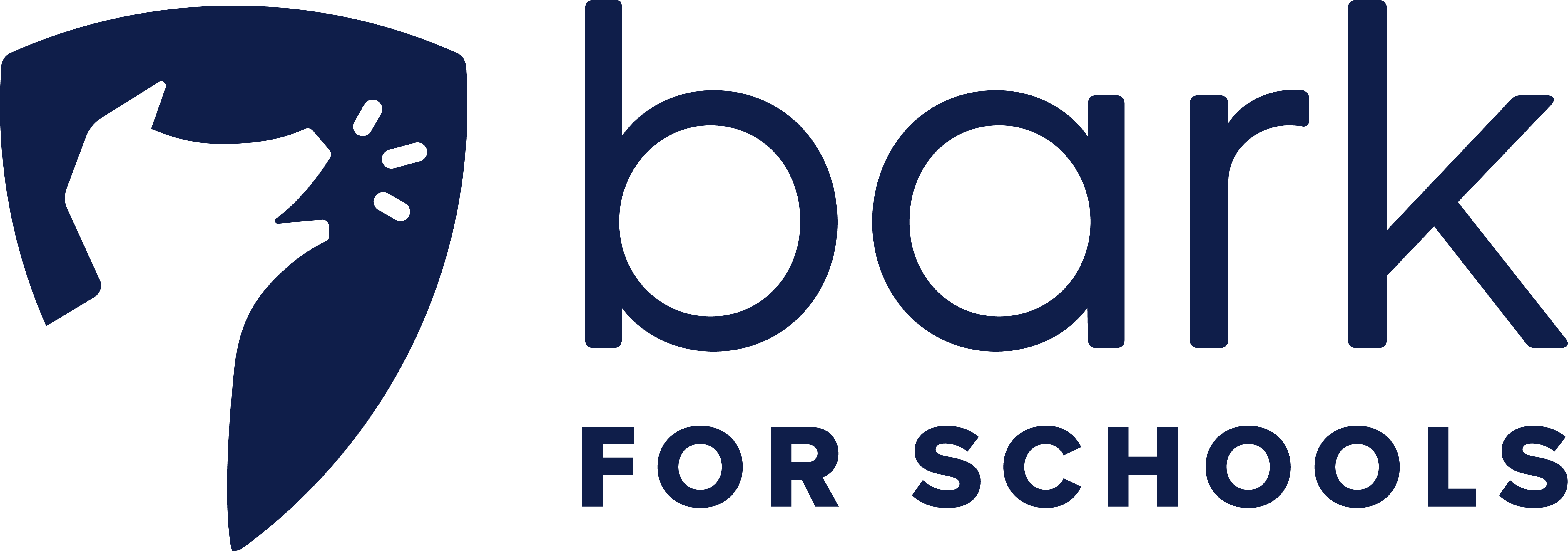 The logo for Bark for Schools
