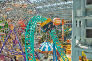 Kids on Mall of America Roller Coaster